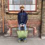 Bags and totes - Jenny Tote - Waxed Cotton Large Tote Bag in Light Green - MIMI BERRY