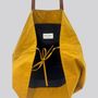 Bags and totes - Jenny Tote - Waxed Cotton Large Tote Bag in Light Green - MIMI BERRY