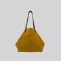 Bags and totes - Jenny Tote - Waxed Cotton Large Tote Bag in Light Green - MIMI BERRY
