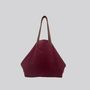 Bags and totes - Jenny Tote - Waxed Cotton Large Tote Bag in Burgundy - MIMI BERRY