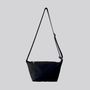 Bags and totes - A5 - Cotton Canvas Crossbody Bag in Black - MIMI BERRY