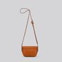 Bags and totes - Betty - Small Crossbody Bag in Grainy Tan Leather - MIMI BERRY