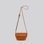 Bags and totes - Betty - Small Crossbody Bag in Grainy Tan Leather - MIMI BERRY