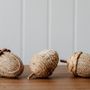 Other Christmas decorations - Neutral Acorns (Set of 3) - WE LOVE SEASONS