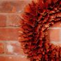 Decorative objects - Sparkly Orange Autumnal Wooden Wreath - WE LOVE SEASONS