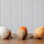 Decorative objects - Rope and Paper Acorns (Cream, Orange and Yellow) - WE LOVE SEASONS