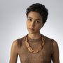 Leather goods - Yin Yang Necklace - C.KARAKALPAKI