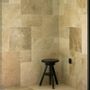 Crockery - Second choice travertine tiles (natural) - Opus: 4 sizes, 1.2 cm - LIGERIO