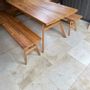 Crockery - Premium Light Travertine Tile - 61cm x 40.6cm, 1.2cm - LIGERIO