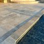 Crockery - Travertine Mix Coping Stone - 61 cm x 33 cm, 3 cm, Rounded - LIGERIO