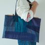 Bags and totes - AIZOME bag "BORO" - POINTS,LIGNES ET PLANS