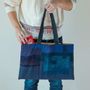 Bags and totes - AIZOME bag "BORO" - POINTS,LIGNES ET PLANS