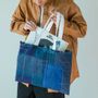 Bags and totes - AIZOME bag "BORO" - POINTS,LIGNES ET PLANS