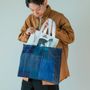 Bags and totes - AIZOME bag "BORO" - POINTS,LIGNES ET PLANS