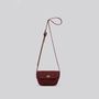 Bags and totes - Betty - Mini crossbody Leather bag in Grainy Merlot - MIMI BERRY