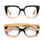 Glasses - SOLUNA OMBRE l Reader l Blue Light Magnifying - SOEK SUSTAINABLE WOOD & PLANT BASED EYEWEAR