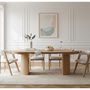Dining Tables - PRADO set with extendable dining table 110 to 210 cm + 4 chairs - BOBOCHIC PARIS