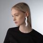 Leather goods - Quarter Circles Earrings - C.KARAKALPAKI