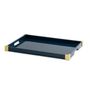Trays - ANDELA - Lacquer tray with brass corners - MAI HOME DECOR