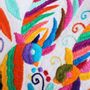 Fabric cushions - Mexican embroidered cushions - Tenangos - P.I. PROJECT