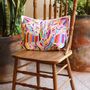 Fabric cushions - Mexican embroidered cushions - Tenangos - P.I. PROJECT