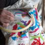 Fabric cushions - Mexican embroidered cushions - Tenangos - P.I. PROJECT