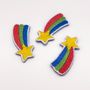 Kids accessories - Embroidered Brooch “Comet” – A Wish to Carry - PETIT POIRIER