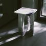 Tables basses - 'BOND' SIDE TABLE - CALACATTA MARBLE - KIWANO CONCEPT