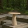 Other tables - TRAVERTINE CONE SIDE TABLE - KIWANO CONCEPT