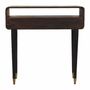 Consoles - Artisan Furniture Bureau Console Apollo Loop, 2 Tiroirs, 1 Fente Ouverte, Marron Foncé - ARTISAN FURNITURE