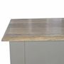 Desks - Artisan Furniture Solid Wood Hand Painted Writing Desk, 1 Drawer, Grey - ARTISAN FURNITURE