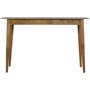 Desks - Artisan Furniture Solid Wood 2 Drawer Nordic Writing Desk, Beige - ARTISAN FURNITURE