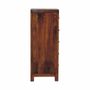 Chiffonniers - Artisan Furniture Commode Haute Aspen en Bois Massif, 5 Tiroirs avec Pieds, Marron - ARTISAN FURNITURE