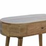 Consoles - Artisan Furniture Console Albion en Bois Massif, 1 Tiroir, Beige - ARTISAN FURNITURE