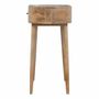 Consoles - Artisan Furniture Console Albion en Bois Massif, 1 Tiroir, Beige - ARTISAN FURNITURE
