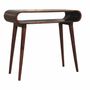 Consoles - Artisan Furniture Console Amaya Style Nordique, Fente Ouverte, Marron Foncé - ARTISAN FURNITURE