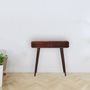 Other tables - Artisan Furniture Solid Wood Chestnut Curved Hallway Table, 2 Drawers, Dark Brown - ARTISAN FURNITURE
