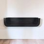Consoles - Artisan Furniture Console Murale Indira, Fente Ouverte, Ash Black - ARTISAN FURNITURE