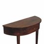 Console table - Artisan Furniture Solid Wood Backless Mounted Chestnut Console, 1 Drawer, Dark Brown - ARTISAN FURNITURE