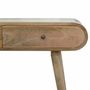 Consoles - Artisan Furniture en bois massif Londres Console, 2 Tiroirs, Beige - ARTISAN FURNITURE