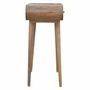 Consoles - Artisan Furniture en bois massif Londres Console, 2 Tiroirs, Beige - ARTISAN FURNITURE