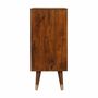 Buffets - Artisan Furniture en bois massif Manille Doré Armoire, Brass-Plated Portes, Doré and Dark Marron - ARTISAN FURNITURE
