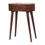 Console table - Artisan Furniture Solid Wood Mini Albion Chestnut Console, 1 Drawer, Dark Brown - ARTISAN FURNITURE