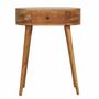 Consoles - Artisan Furniture en bois massif Mini Albion Chêne clair Console, 1 Tiroir, Beige - ARTISAN FURNITURE