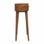 Consoles - Artisan Furniture en bois massif Mini Albion Chêne clair Console, 1 Tiroir, Beige - ARTISAN FURNITURE