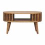 Tables basses - Artisan Furniture en bois massif Mini Ariella Table basse, Open Niche, Beige - ARTISAN FURNITURE