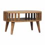 Tables basses - Artisan Furniture en bois massif Mini Ariella Table basse, Open Niche, Beige - ARTISAN FURNITURE
