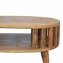 Tables basses - Artisan Furniture en bois massif Mini Ariella Table basse, Open Niche, Beige - ARTISAN FURNITURE