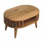 Tables basses - Artisan Furniture en bois massif Mini Ariella Table basse, Open Niche, Beige - ARTISAN FURNITURE
