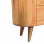 Buffets - Artisan Furniture en bois massif Mini Chêne clair Armoire, 3 Tiroirs, Beige - ARTISAN FURNITURE